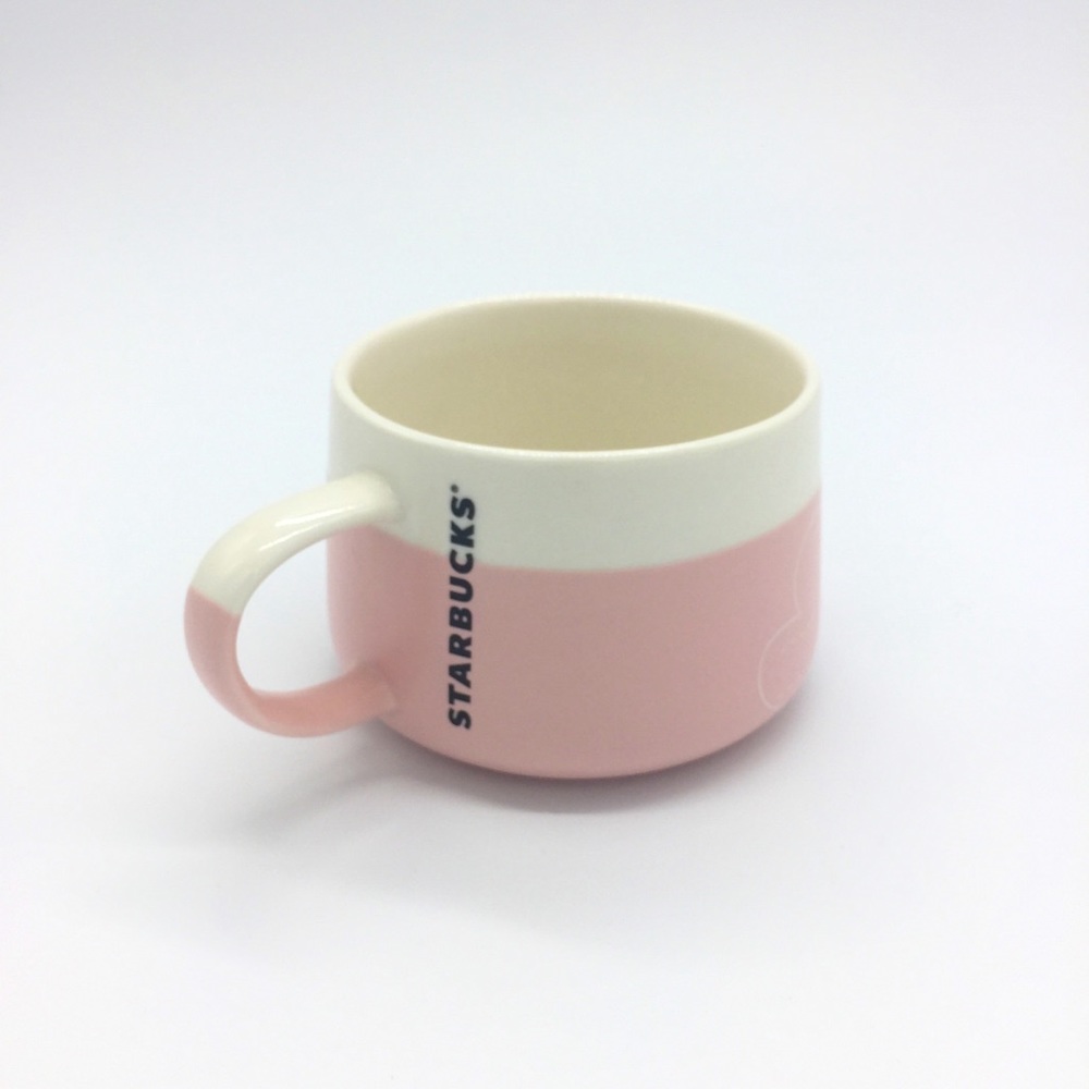 Starbucks 2013 Valentine White Pink Hearts Coffee Mug 355ml